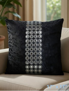 VELVET & BUTTONS CUSHION & FILLER